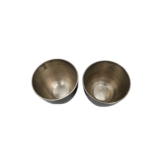 Vintage Connecticut House Pewter Set of 2 Cups Metal - Picture 2 of 4